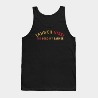 Yahweh Nissi The Lord My Banner Inspirational Christians Tank Top